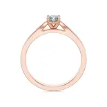 Pierścionek z różowego złota z diamentami AJPZ_094